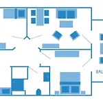 公寓 Appartementhaus Boddenblick - 
